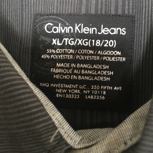 Calvin Klein Boys  Dress Shirt - Picture 3 of 3